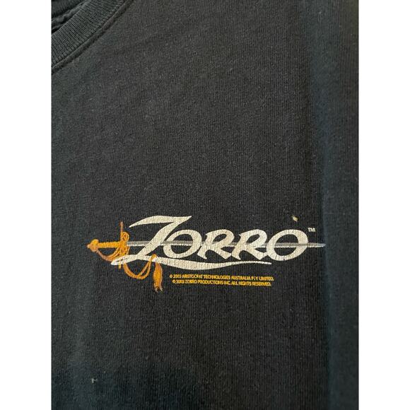 Vintage Y2K Zorro 2003 Movie Promo Shirt Adult XL - Picture 4 of 5